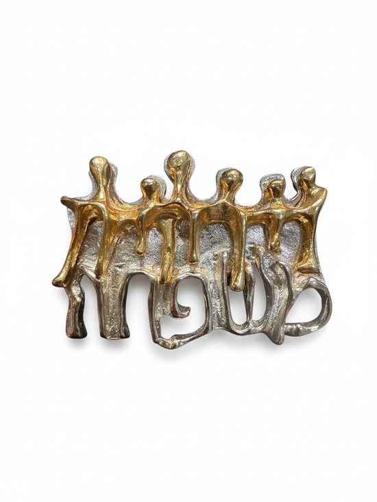 Jewelry - Eytan Brandes 2013-14 Torah Fund Judaica People Brooch Pendant Signed